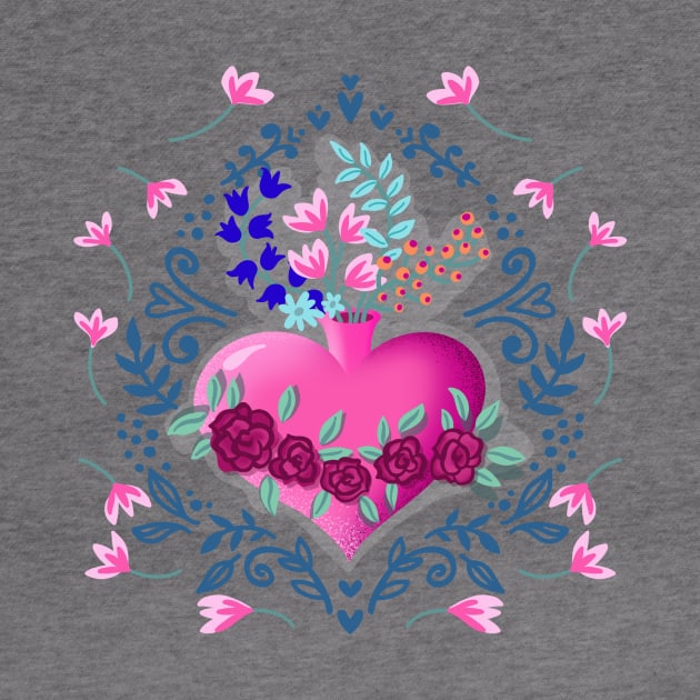 blooming heart by Lamalou Design